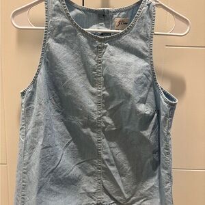 J. Crew Sky Blue Sleeveless Blouse